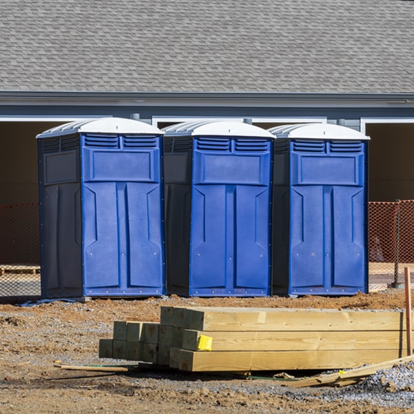 are there different sizes of portable toilets available for rent in Greenwich